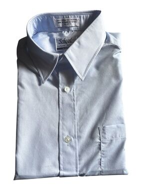 Ring Light Blue Men's Dress Shirt - Point Collar